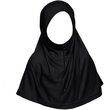 Girls Black Hijab/Scarf/ Burkhi - Madyna